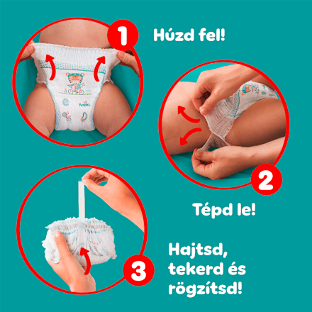 Bugyipelenka Jumbo pack, 7-es méret, 15+ kg Pampers active baby