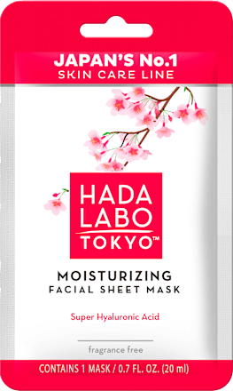 Vlažilna maska za obraz v robčku  HADA LABO TOKYO