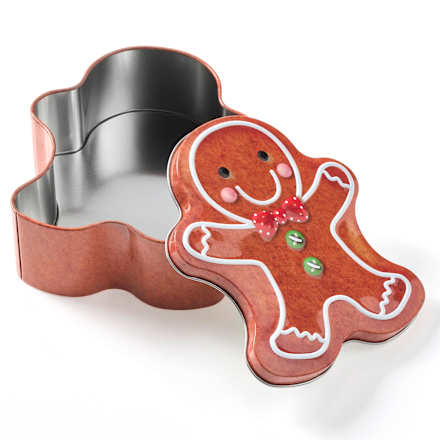 Metalldose, Lebkuchenmännchen Dekorieren & Einrichten