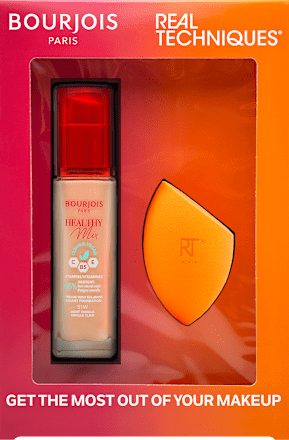 Darilni set s tekočim pudrom in gobico za nanos ličil, 51W Light Vanilla BOURJOIS PARIS