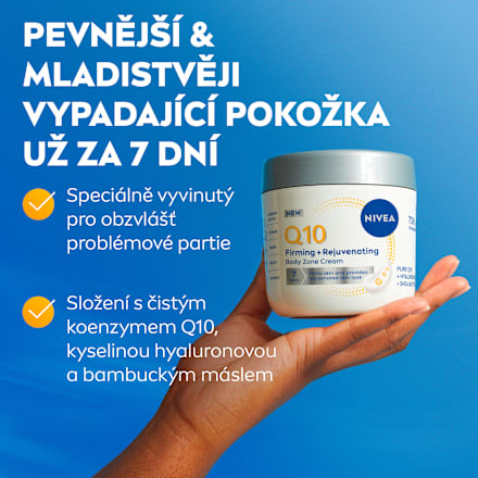 Q10 zpevňující remodelační tělový krém NIVEA