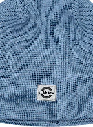 Mütze mit Schurwolle, blau, Gr. 110/116 Mikk-Line