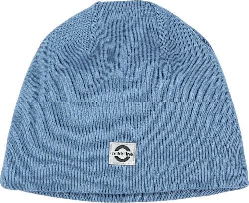 Mütze mit Schurwolle, blau, Gr. 122/128 Mikk-Line