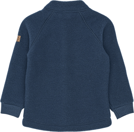 Jacke mit Merinowolle, blau, Gr. 98/104 Mikk-Line