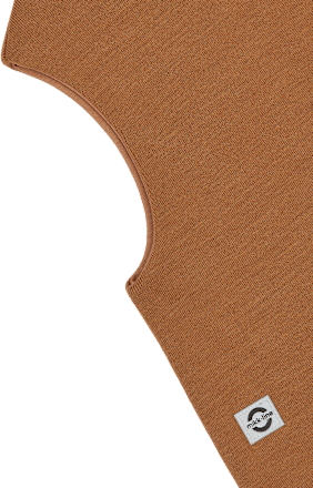 Schlupfmütze mit Merinowolle, braun, Gr. 86/92 Mikk-Line