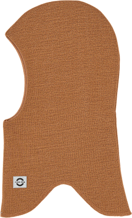 Schlupfmütze mit Merinowolle, braun, Gr. 86/92 Mikk-Line