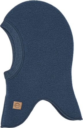 Schlupfmütze mit Merinowolle, blau, Gr. 98/104 Mikk-Line