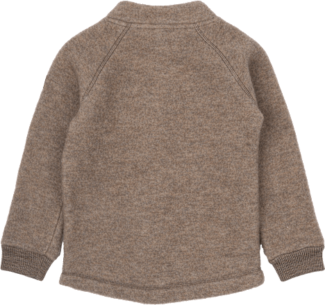 Jacke mit Merinowolle, braun, Gr. 122/128 Mikk-Line