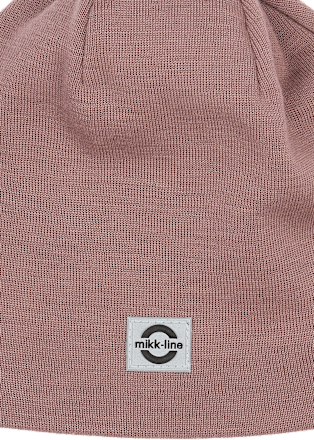 Mütze mit Schurwolle, rosa, Gr. 122/128 Mikk-Line