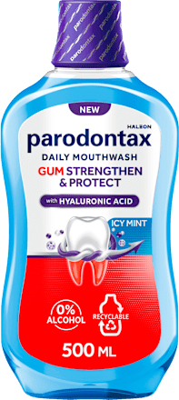 Apă de gură Icy Mint Strengthening and Protecting Gums parodontax