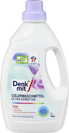 Detersivo liquido per colorati Ultra Sensitive Denkmit