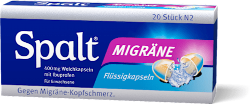 Spalt Migräne 400 mg Weichkapseln mit Ibuprofen Spalt