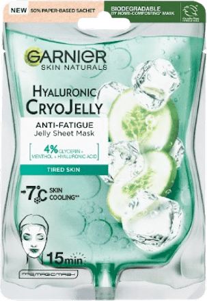 Mască de față hidratantă cryo jelly GARNIER SKIN NATURALS