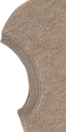 Schlupfmütze mit Merinowolle, braun, Gr. 122/128 Mikk-Line