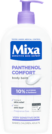 PANTHENOL COMFORT umirujući balzam za telo za osetljivu kožu beba, dece i odraslih Mixa
