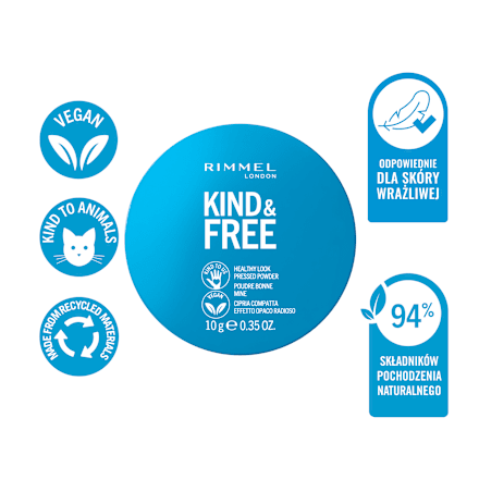 PUDER KIND & FREE 020  RIMMEL LONDON