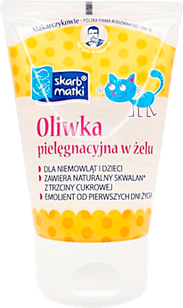 Oliwka pielęgnacyjna w żelu dla niemowląt i dzieci skarb matki