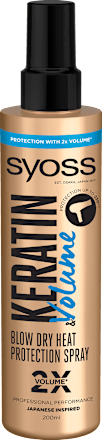 Sprej na ochranu vlasov pred teplom Keratin Volume syoss
