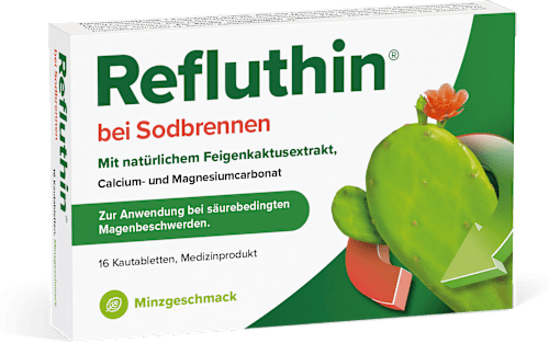 Refluthin bei Sodbrennen Kautabletten Minze Refluthin