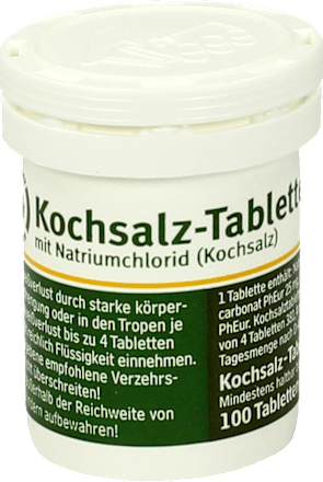 Mohren-Apotheke Kochsalz-Tabletten mit Natriumchlorid 100 St Mohren-Apotheke