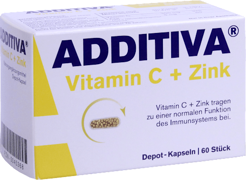 Additiva Vitamin C + Zink Depot Kapseln 60 St ADDITIVA