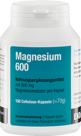 Endima Magnesium 600 Kapseln 100 St Endima