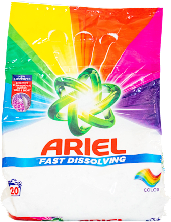 Detergent rufe pudră color 20 spălări ARIEL