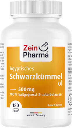 ZeinPharma Ägyptisches Schwarzkümmelöl Kapseln 500mg 180 St ZeinPharma
