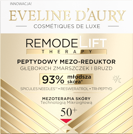 Krem 50+ na dzień i na noc d’Aury Peptide Meso-Reductor EVELINE COSMETICS