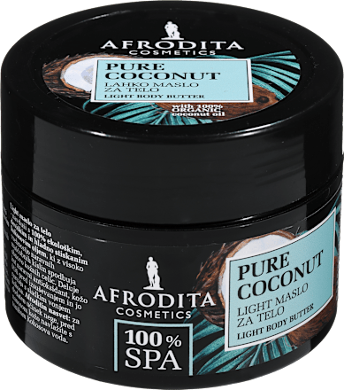Lahko maslo za telo 100% SPA PURE COCONUT AFRODITA