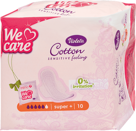 Cotton higijenski ulošci super We care