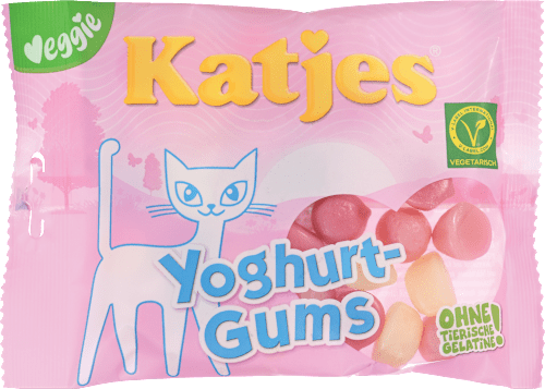 Gumijevi bonboni z jogurtom Yogurt Gums Katjes