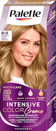 Boja za kosu –  8 - 0 svijetloplava Palette INTENSIVE COLOR CREME