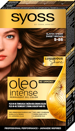 Boja za kosu – 5-86 slatka smeđa syoss Oleo Intense