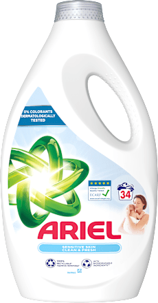Tekoči detergent za pranje perila Sensitive Skin Clean & Fresh ARIEL
