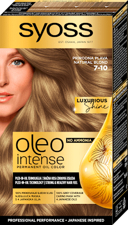 Boja za kosu – 7-10 prirodna plava syoss Oleo Intense