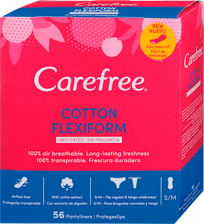 Ščitniki perila Cotton Feel Flexiform  Carefree