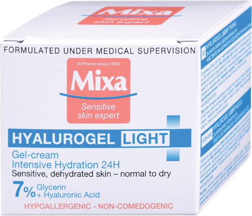 Dnevna intenzivna hidracijska krema Hyalurogel Mixa