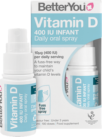Prehransko dopolnilo Vitamin D 400 IU Infant BetterYou