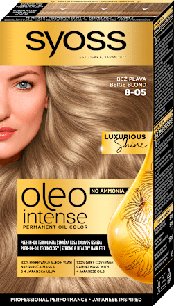 Boja za kosu – 8-05 bež plava syoss Oleo Intense