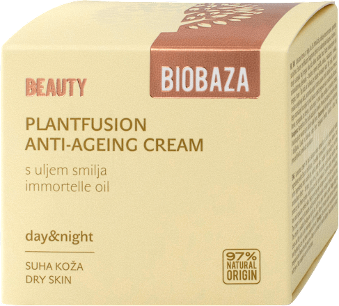Beauty Plantfusion Anti-Ageing krema za lice – dnevna/noćna Biobaza