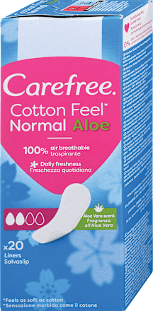 Ščitniki perila Cotton Feel Normal Aloe Carefree