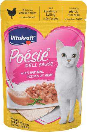 Hrana za odrasle mačke Poésie Délice s piščančjimi prsi Vitakraft