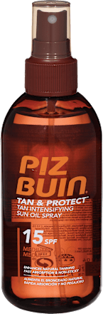 Olje v spreju za sončenje in intenzivnejšo porjavitev Tan & Protect, ZF 15 PIZ BUIN