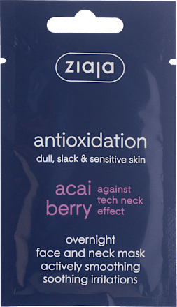 antioxidation noćna maska za lice i vrat acai berry  ziaja