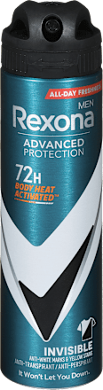 Antiperspirant Advanced Protection Invisible Rexona men