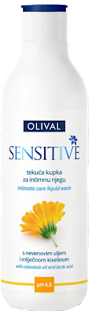 Tekuća kupka za intimnu njegu – Sensitive OLIVAL