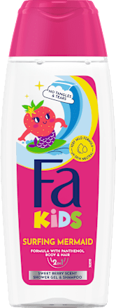 Gel de duș și șampon pentru copii Fa kids