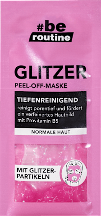 Glitzer Peel-Off-Gesichtsmaske BE ROUTINE