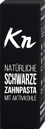 Natürliche Schwarze Zahnpasta mit Aktivkohle Karbonoir